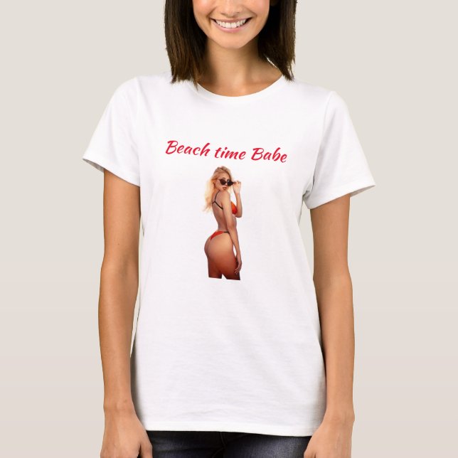 Beach Time Babe T-Shirt (Vorderseite)