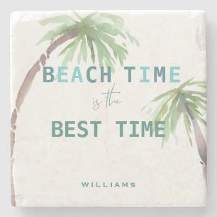 Beach Time ist die beste Zeit für den Kunden Steinuntersetzer