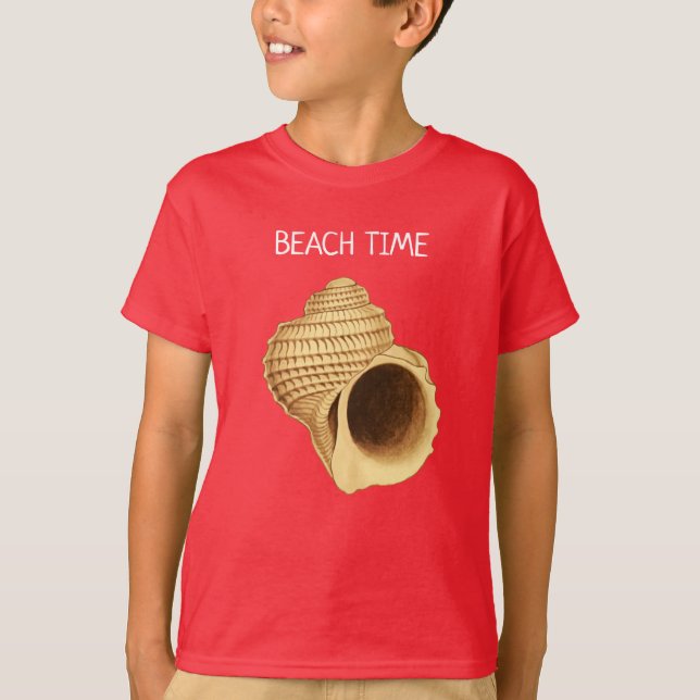 Beach Time Seashell T-Shirt (Vorderseite)