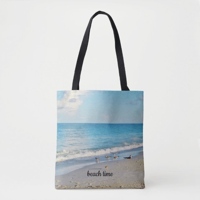 Beach Time Tote Bag Tasche (Vorderseite)
