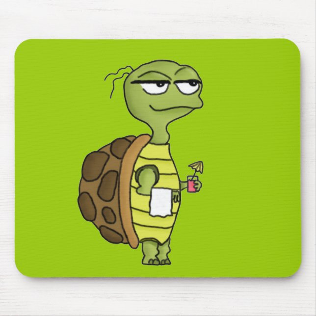 Beach Tortoise Mousepad (Vorne)