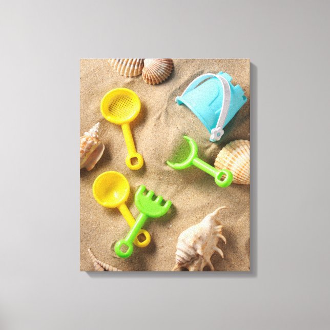Beach Toys Leinwanddruck (Vorderseite)