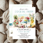 Beach Tropical Cocktails 60. Geburtstagsparty Einladung<br><div class="desc">Wie kann man besser mit Familie und Freunden feiern als ein "Cocktail-Party" am Ozean,  um den Meilenstein Ihres Geburtstages zu begehen. Bei dieser Strandfeier zum Thema Tropen werden sich alle wohlfühlen.</div>