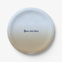 Beach Tropical Ombre Blue Wedding Party Teller