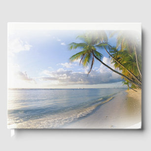 Beach Tropical Seaside Wedding oder Dusche Gästebu Gästebuch