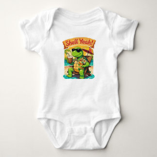 Beach Turtoise - Summer Vibes Baby Strampler