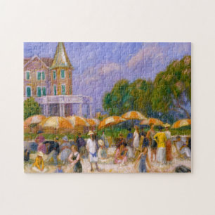 Beach Umbrellas at Blue Point by William Glackens