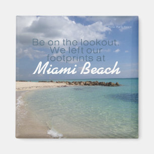 Beach Vacances Voyage Souvenir Magnet Miami Etc