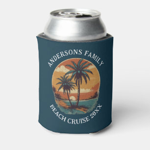 Beach Vacation Tropical Palm Tree Family Wiederseh Dosenkühler