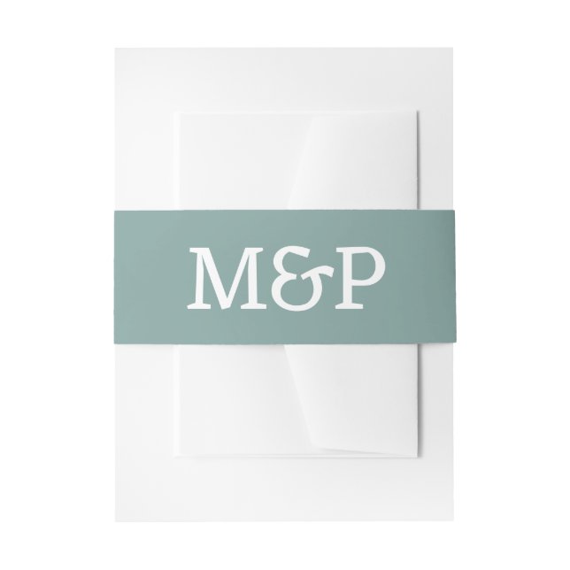 Beach Vibe Aquamarin Einladungsbanderole (Vorderseite Beispiel)