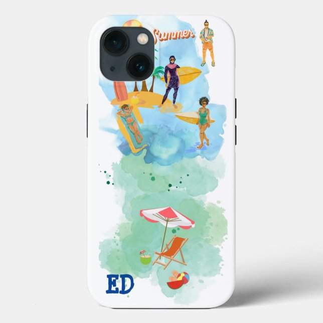 BEACH VIBE Case-Mate iPhone FALL Hülle (Rückseite)