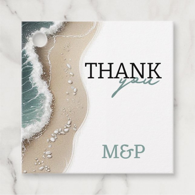 Beach Vibe Geschenkanhänger (Vorderseite)