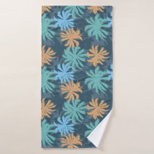 Beach Vibe Palm Tree Badehandtuch