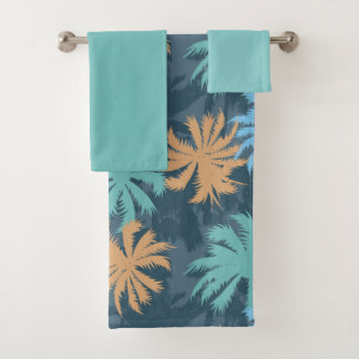 Beach Vibe Palm Tree Badhandtuch Set