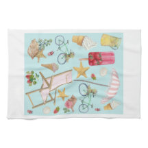 Beach Vibes auf Blue