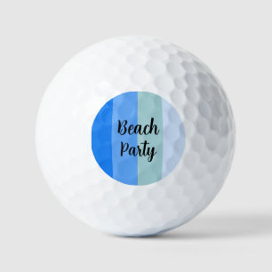 Beach Vibes, Blue Stripes Golfball