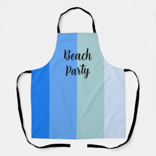 Beach Vibes, Blue Stripes Schürze