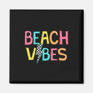 Beach Vibes Hallo Sommerurlaub Girl Women Teen Magnet