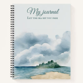 Beach Vibes Notebook | Coastal Journal Notizbuch