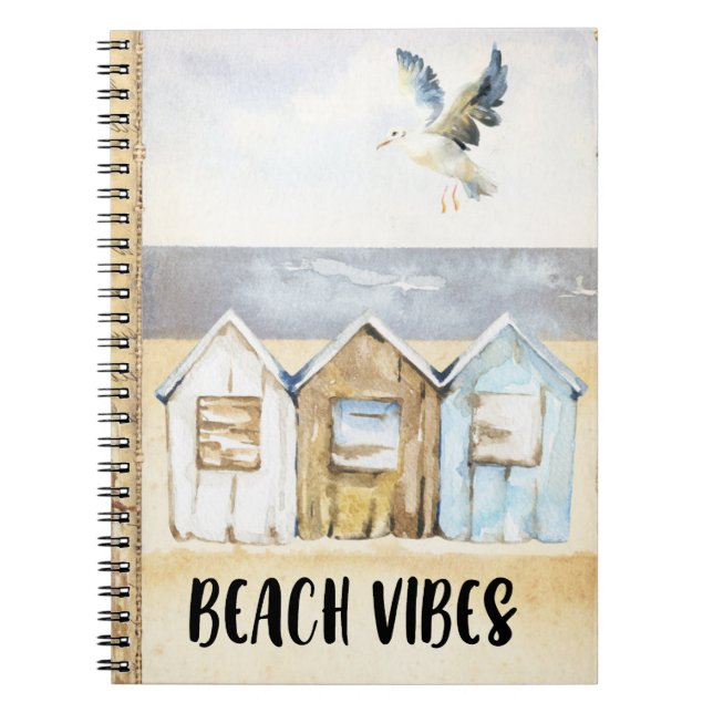 Beach Vibes Notizblock (Vorderseite)
