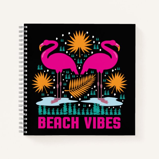 Beach Vibes Notizbuch (Vorderseite)