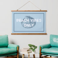Beach Vibes nur gestörten Schriftart Blau