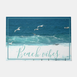 Beach Vibes Ocean Waves Door Mat Fußmatte