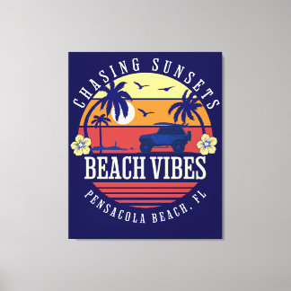 Beach Vibes Pensacola Beach, FL Leinwanddruck