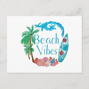 Beach Vibes Postcard Postkarte