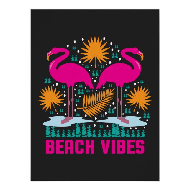 Beach Vibes Poster (Vorderseite)
