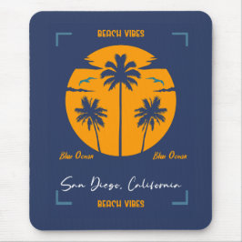 Beach Vibes San Diego Mousepad