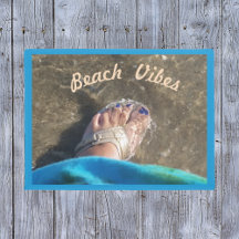 Beach Vibes Sandal und Surf Doormat