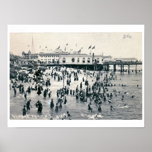 Beach View, Asbury Park, New Jersey Vintag Poster (Vorne)