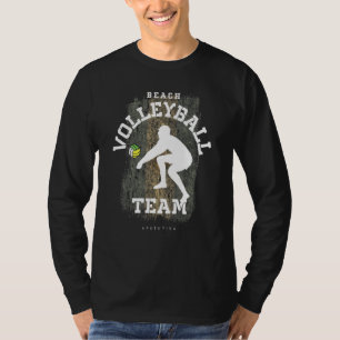 Beach Volleyball Argentinien Flag Liebe Volleyball T-Shirt