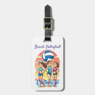 Beach Volleyball Girls Thunder_Cove Gepäckanhänger