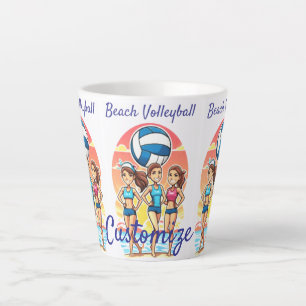 Beach Volleyball Girls Thunder_Cove Milchtasse