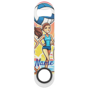 Beach Volleyball Girls Thunder_Cove Speed Flaschenöffner