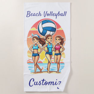 Beach Volleyball Girls Thunder_Cove Strandtuch