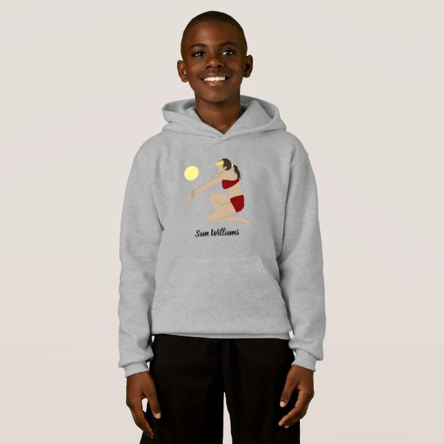 Beach Volleyball Hoodie (Vorne ganz)