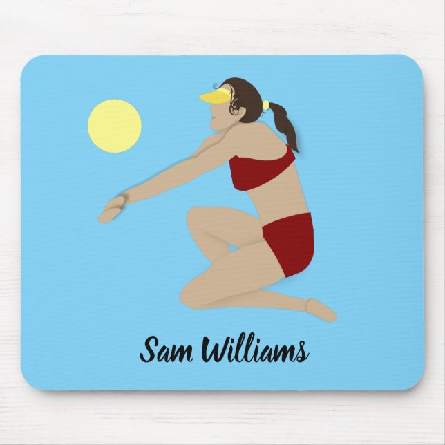 Beach Volleyball Mousepad (Vorne)