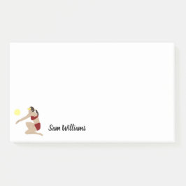 Beach Volleyball Post-it Klebezettel