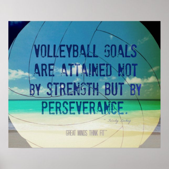 Beach Volleyball Poster 009 für Motivation (Vorne)