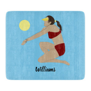 Beach Volleyball Schneidebrett