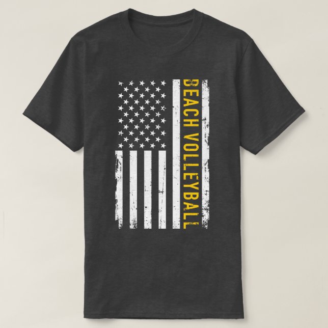 Beach Volleyball USA T-Shirt (Design vorne)