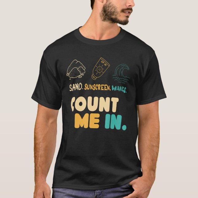 Beach Volleyball Volleyballer T-Shirt (Vorderseite)