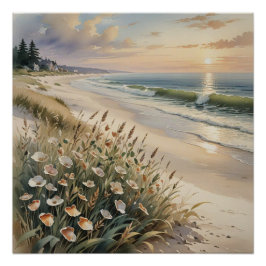 beach wall art poster