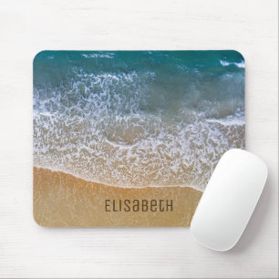 Beach Waves Sand Shore personalisieren Mousepad