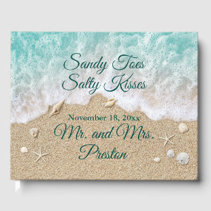 Beach Waves Sandy Toes Gästebuch