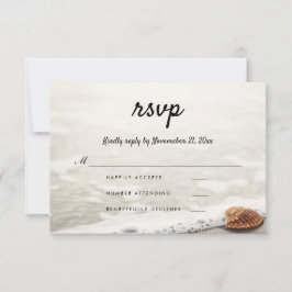 Beach Waves Wedding RSVP