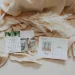 Beach Wedding Calendar Save the Date Foto Postkarte<br><div class="desc">Diese Strandkarte Save the Date ist mit einem wunderschönen tropischen Tropenwassertropfen und einem modernen Kalligraphie-Schriftart ausgestattet. Benutzen Sie den "Personalize this template" Knopf,  um diesen Magneten komplett zu Ihrem eigenen zu machen!</div>